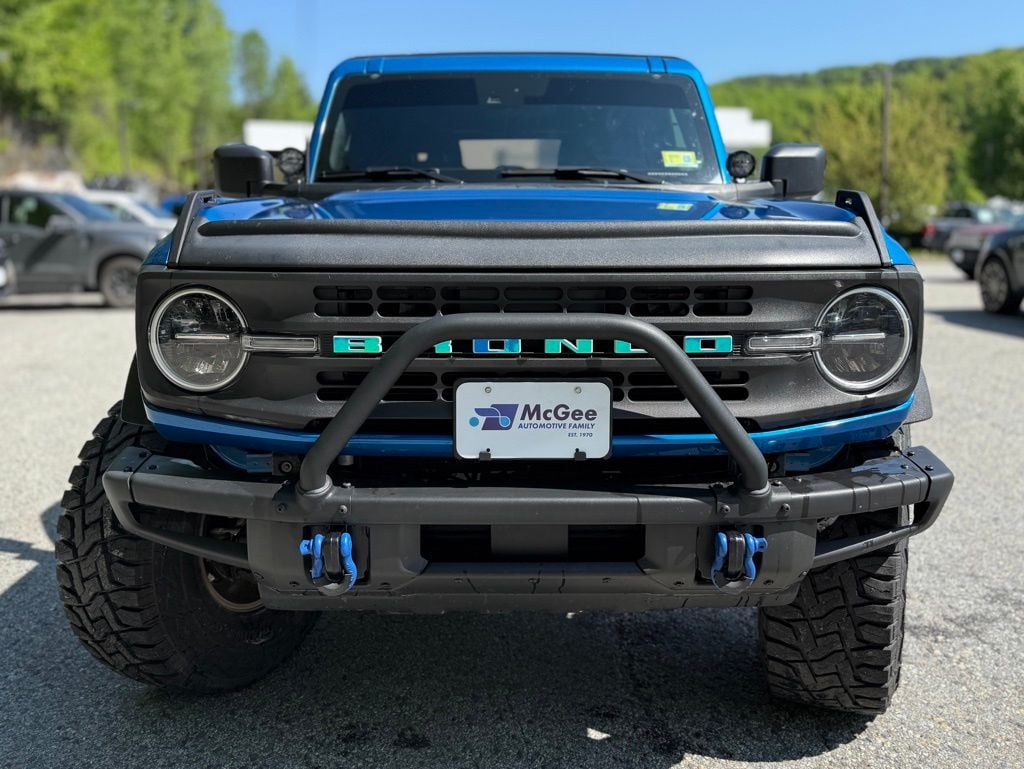 Used 2021 Ford Bronco 4-Door Black Diamond with VIN 1FMEE5BH6MLA88849 for sale in Montpelier, VT