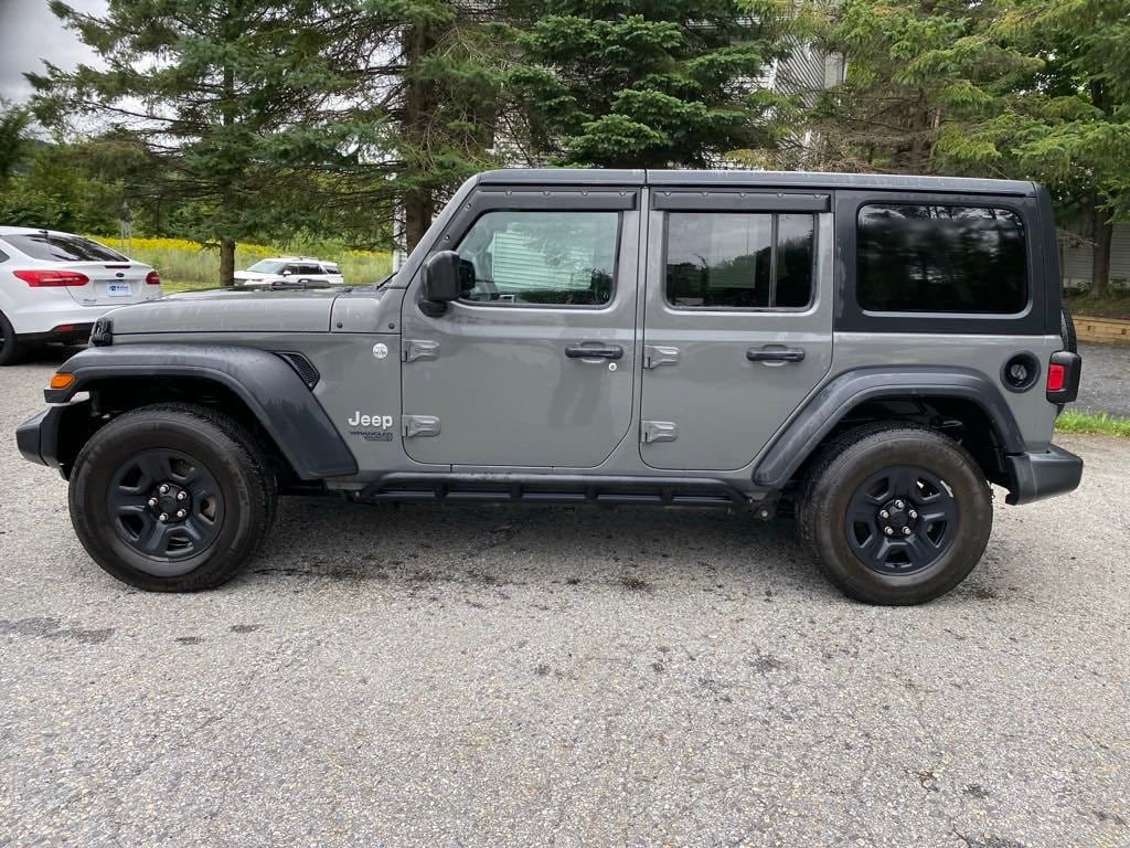 Used 2019 Jeep Wrangler Unlimited Sport with VIN 1C4HJXDG6KW582587 for sale in Montpelier, VT