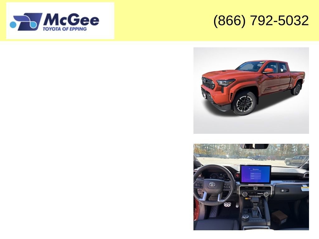 New 2025 Toyota Tacoma TRD Sport 4X4 DBL CAB LONG BED