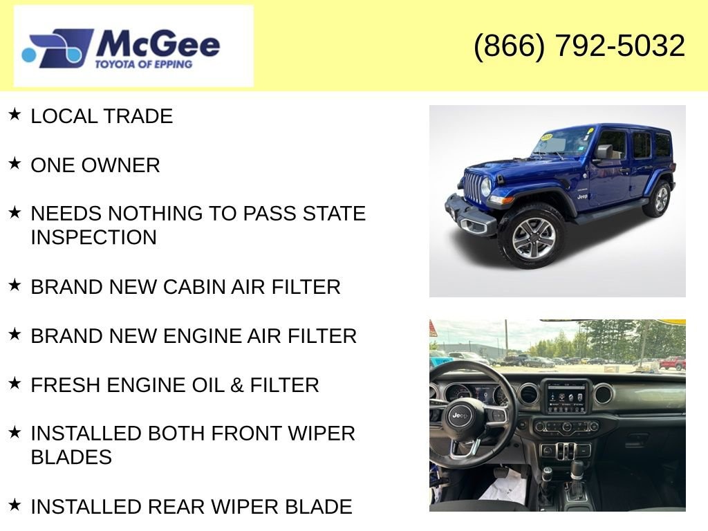 Used 2020 Jeep Wrangler Unlimited Sahara SUV