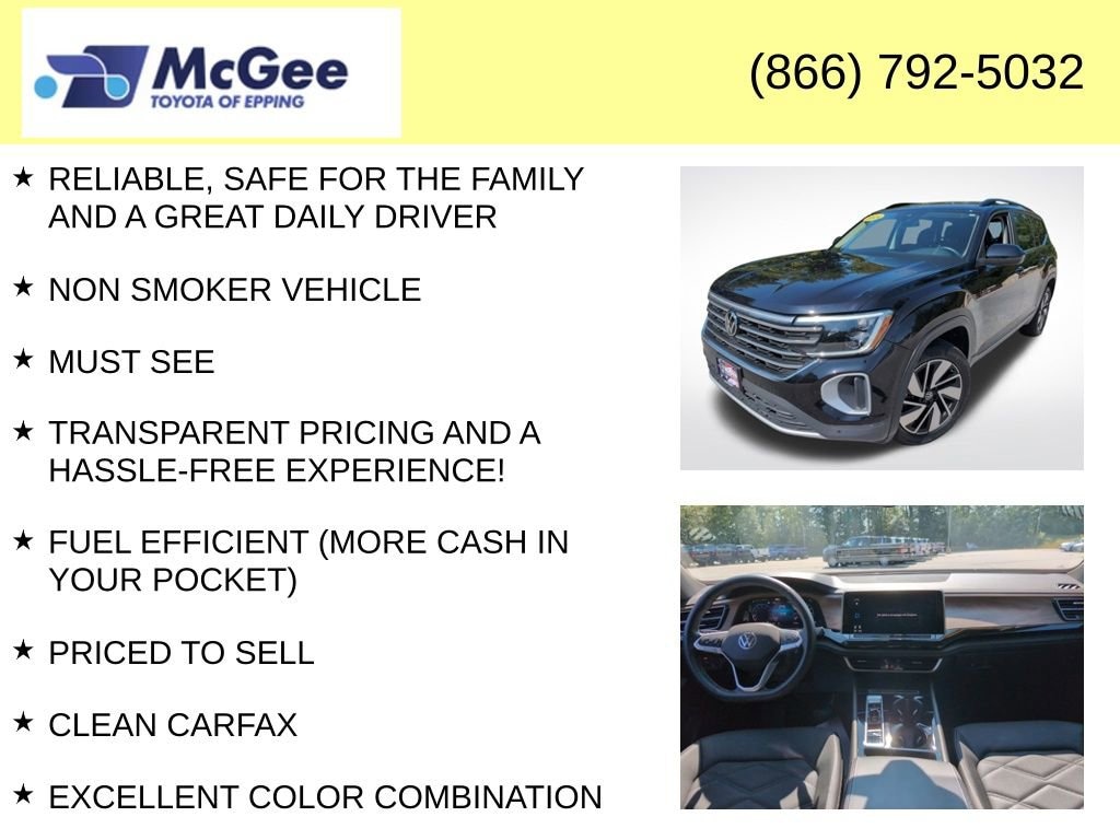 Used 2024 Volkswagen Atlas 2.0T SE w/Technology SUV