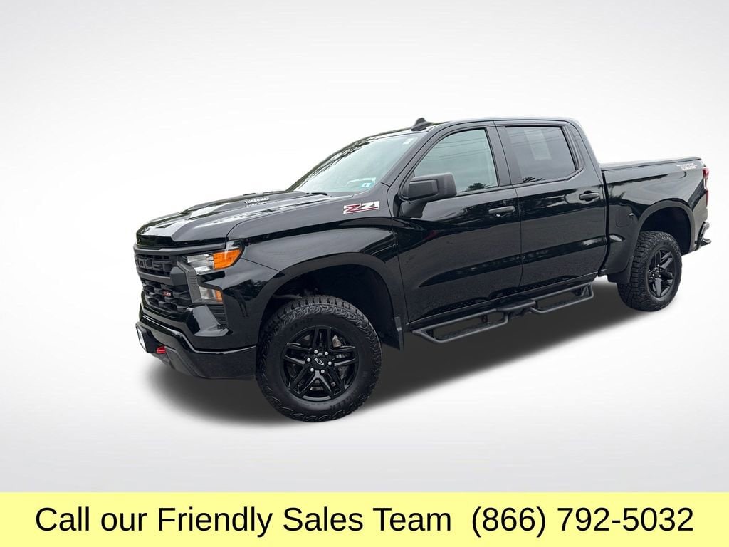 Used 2024 Chevrolet Silverado 1500 Custom Trail Boss Truck Crew Cab