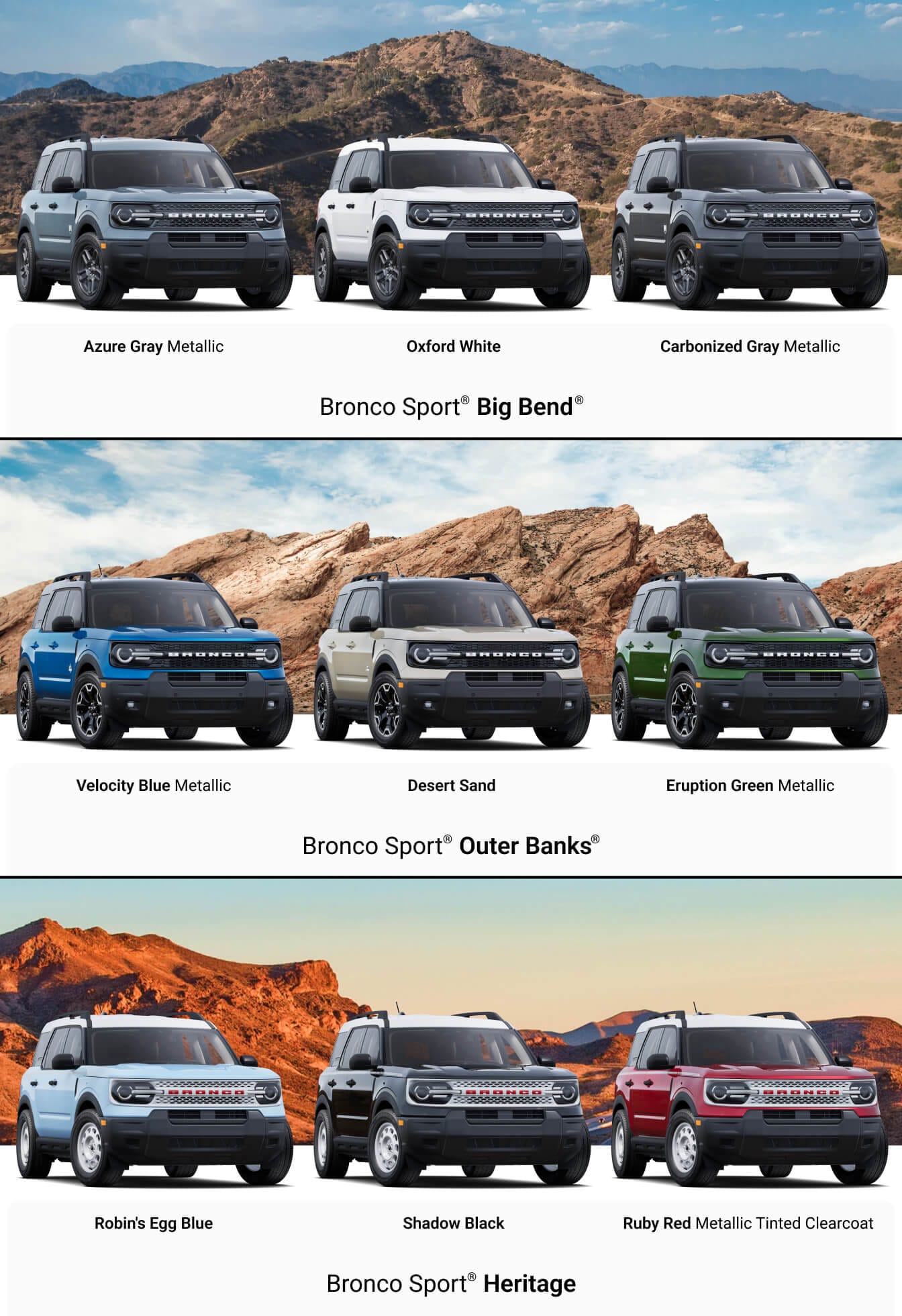 Ford Bronco Sport Specs, Dimensions & Colors