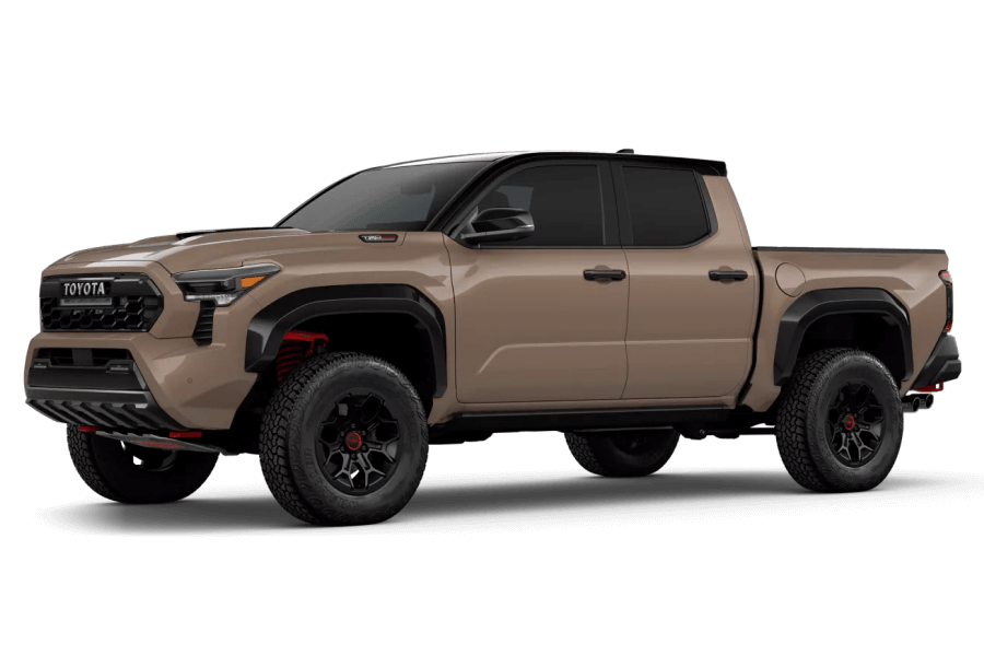 Toyota Tacoma TRD Pro in Mudbath with a Black Roof