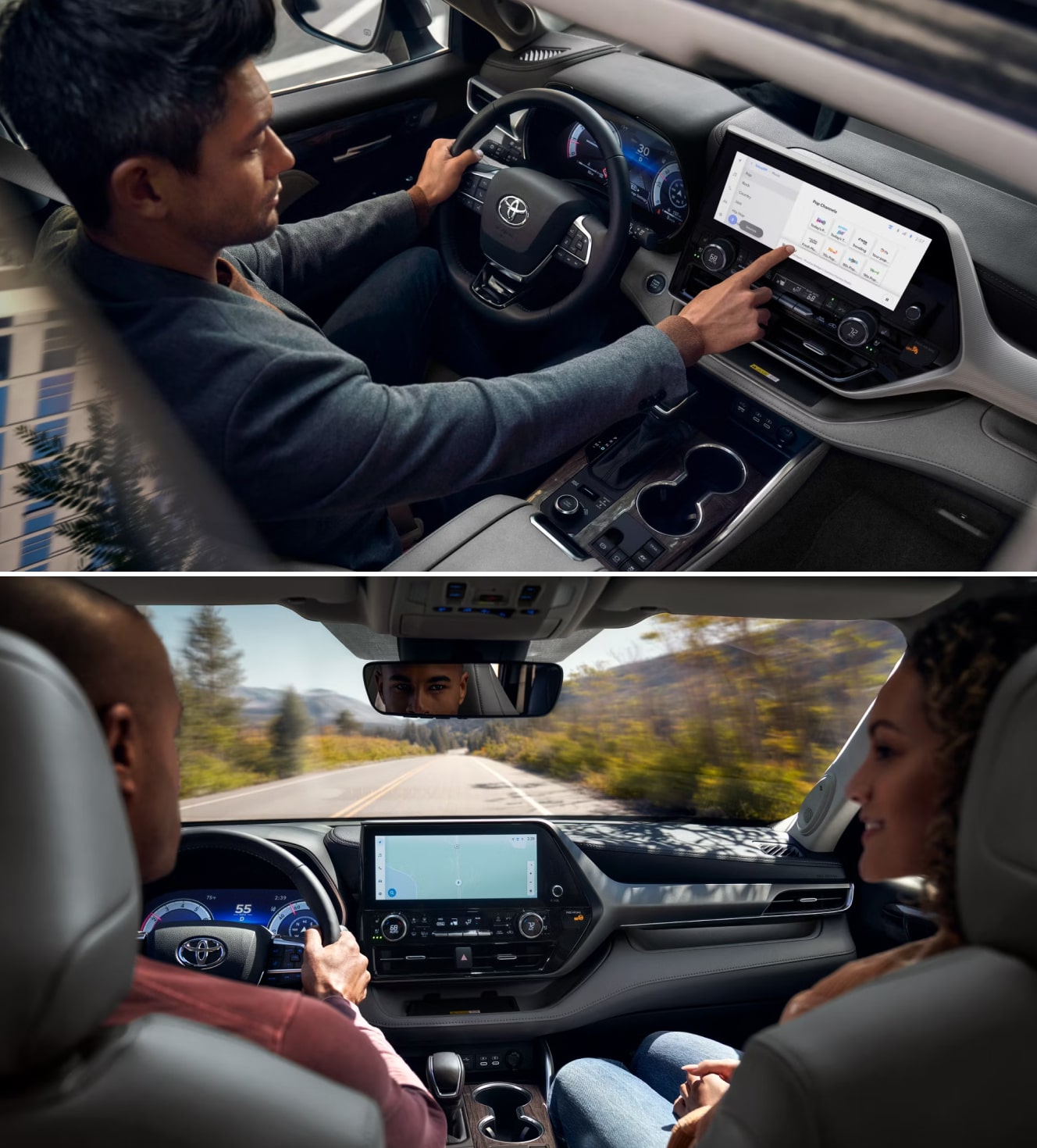 Subaru Ascent vs. Toyota Highlander Interior, Technology & Features