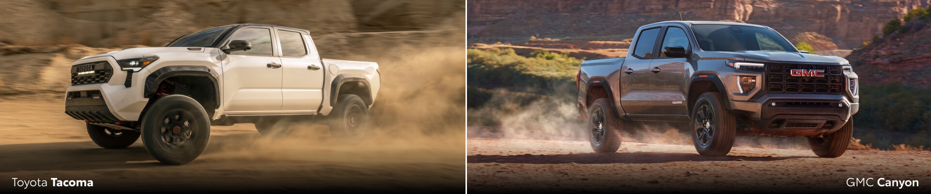 Toyota Tacoma vs. GMC Canyon
