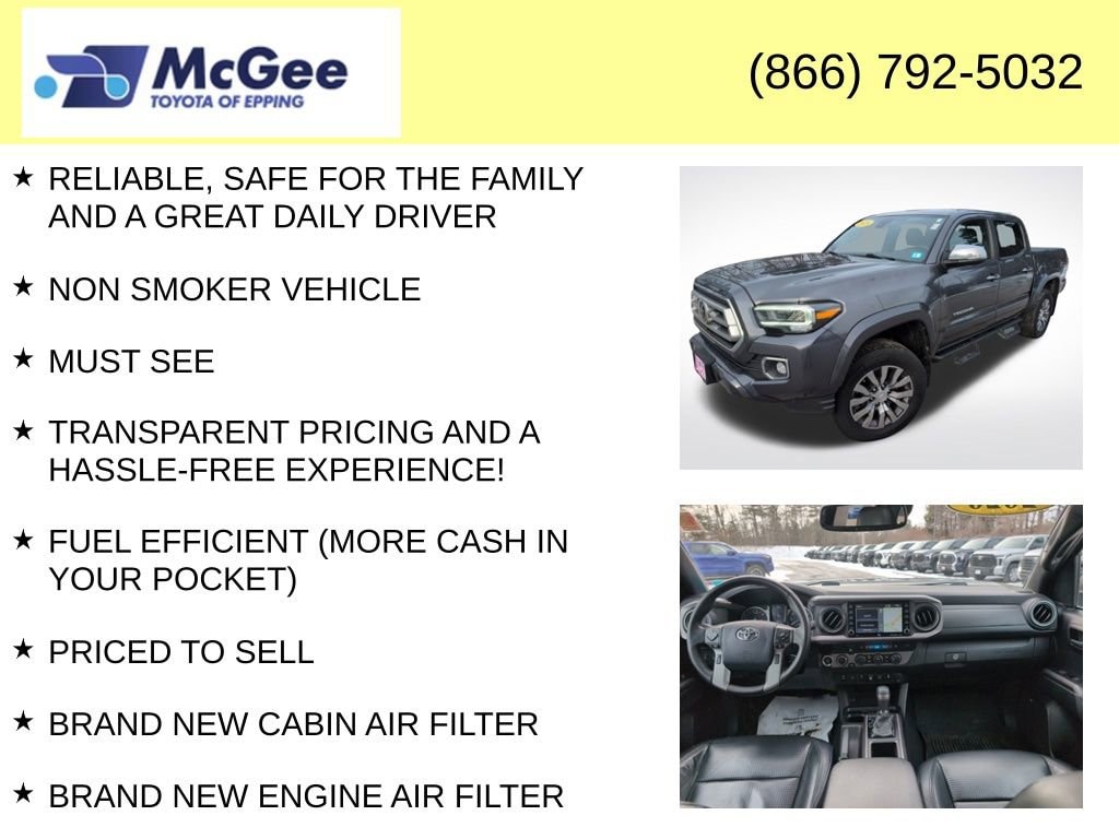 Used 2020 Toyota Tacoma Limited Truck Double Cab