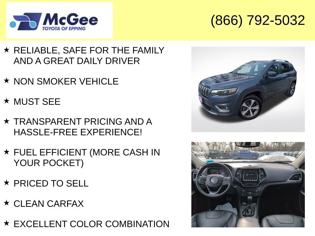 Used 2019 Jeep Cherokee Limited SUV