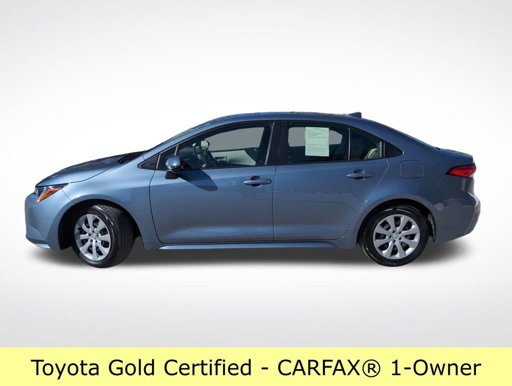 Certified 2023 Toyota Corolla LE with VIN JTDB4MEE8P3012611 for sale in Kansas City