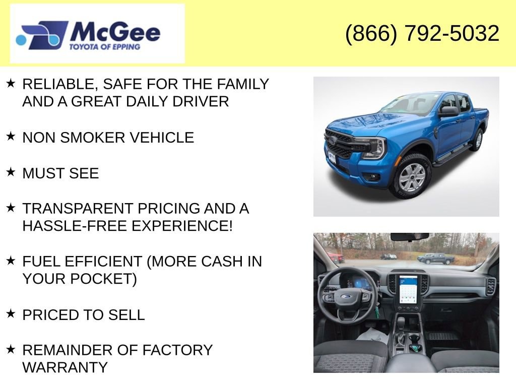 Used 2024 Ford Ranger XL Truck SuperCrew