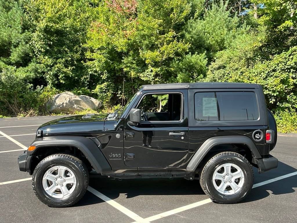 Used 2022 Jeep Wrangler Sport S with VIN 1C4GJXAG4NW145952 for sale in Hanover, MA