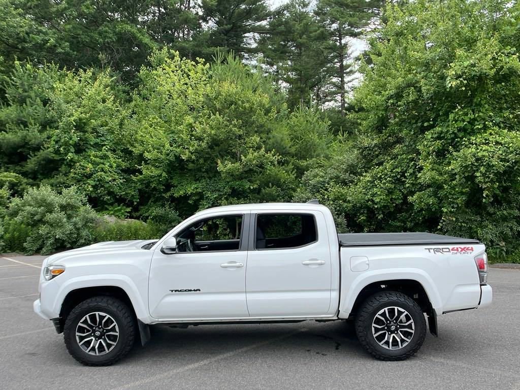 Used 2021 Toyota Tacoma TRD Sport with VIN 3TMCZ5AN9MM449626 for sale in Hanover, MA