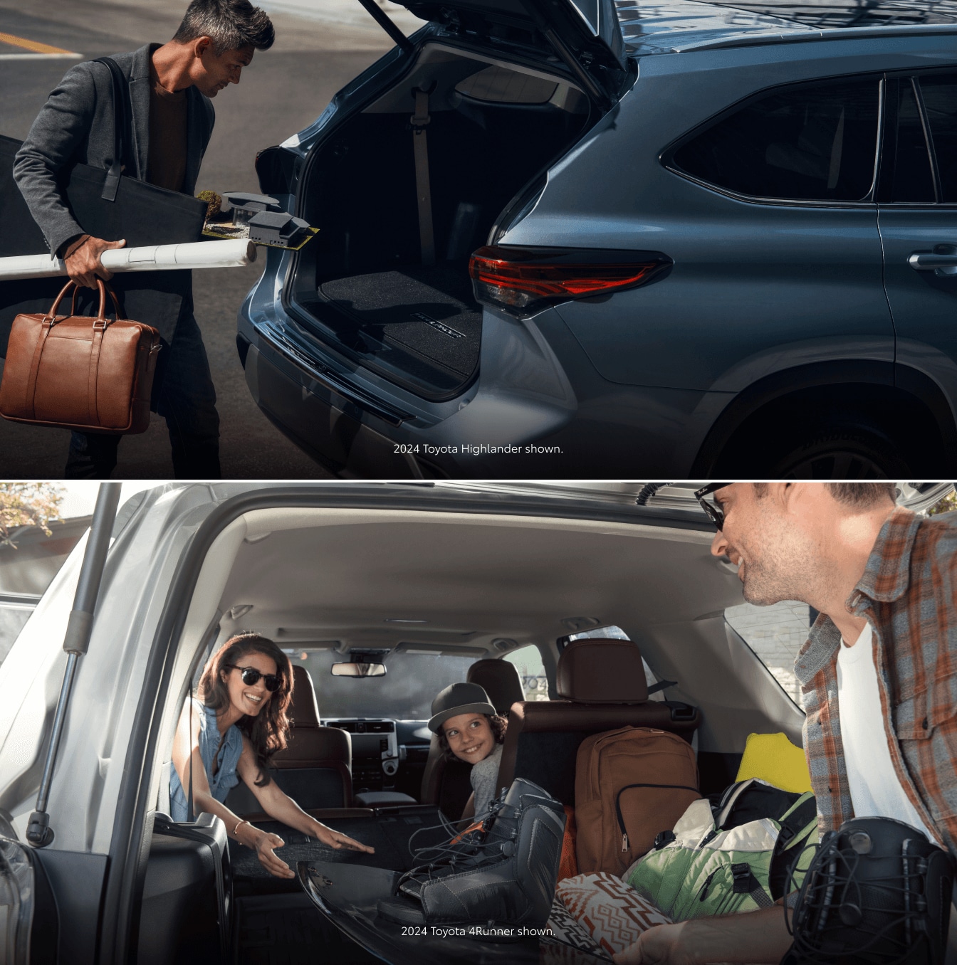 Toyota Highlander vs. 4Runner Interior Space & Cargo Capacity
