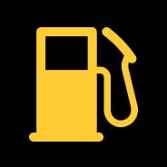 Low Fuel Level Warning Light