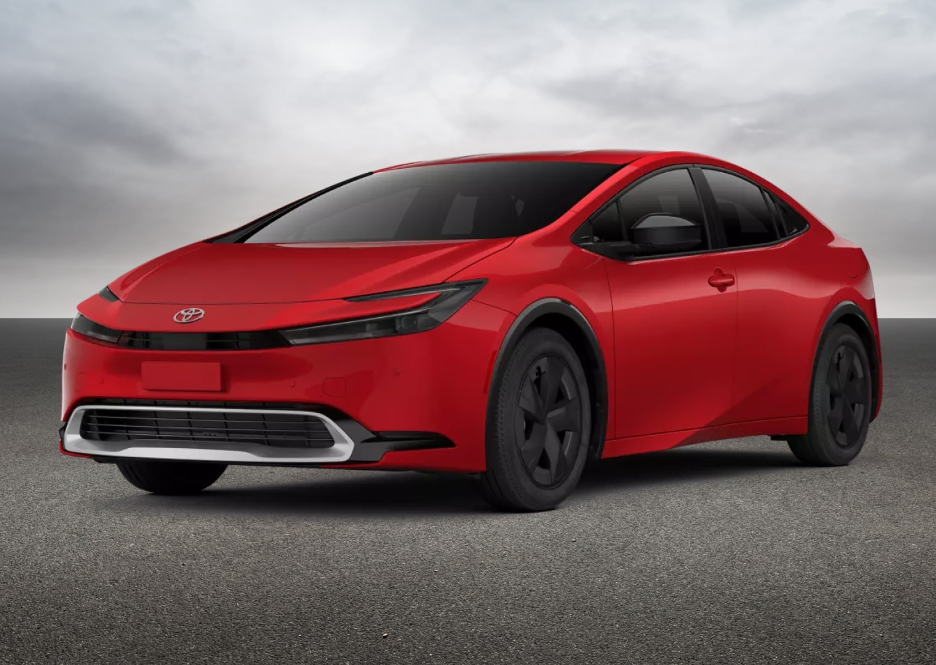 2026 Toyota Prius Plug-in Hybrid in red