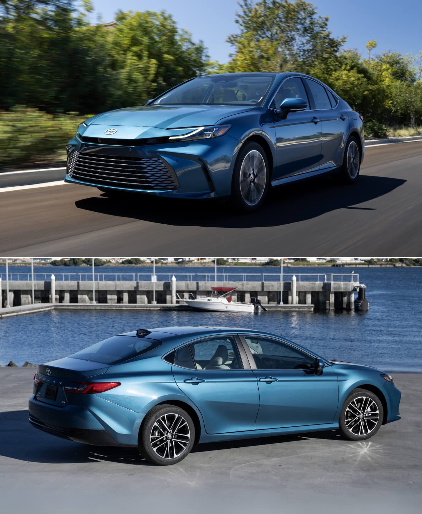 2026 Toyota Camry XLE AWD in Ocean Gem