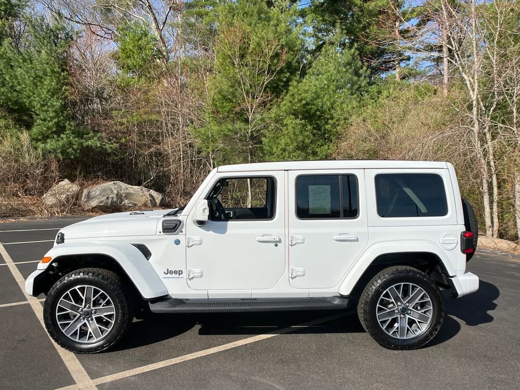 Used 2024 Jeep Wrangler 4xe High Altitude 4XE with VIN 1C4RJXU66RW175312 for sale in Hanover, MA