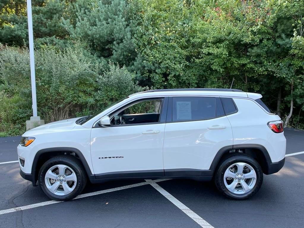 Used 2021 Jeep Compass Latitude with VIN 3C4NJDBB7MT562222 for sale in Hanover, MA