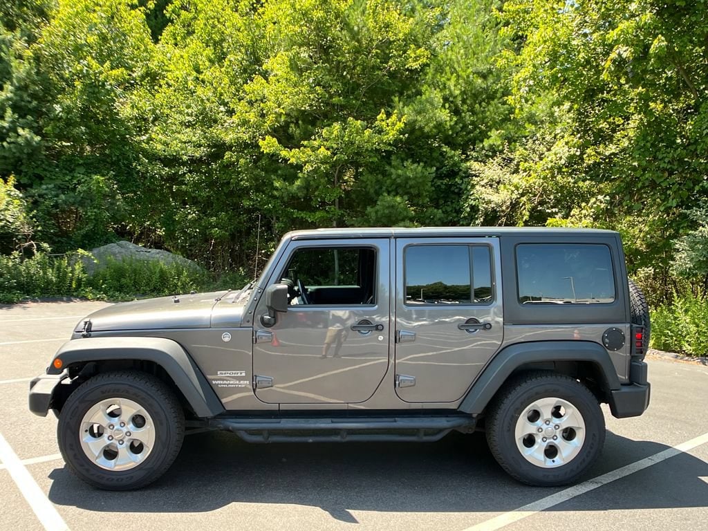 Used 2016 Jeep Wrangler Unlimited Sport with VIN 1C4BJWDG4GL193195 for sale in Hanover, MA