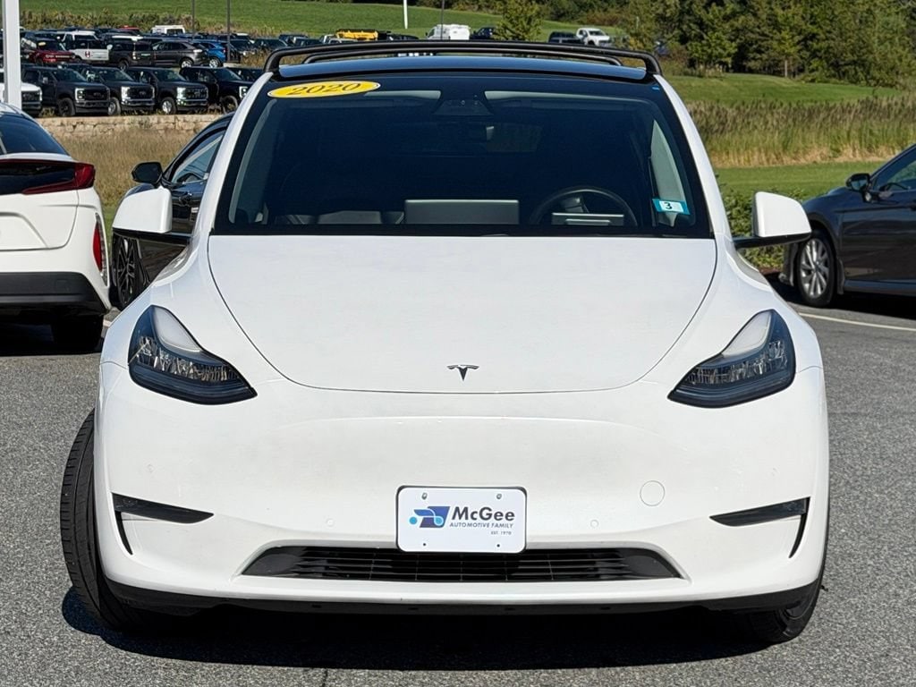 Used 2020 Tesla Model Y Long Range with VIN 5YJYGDEE6LF014291 for sale in Claremont, NH