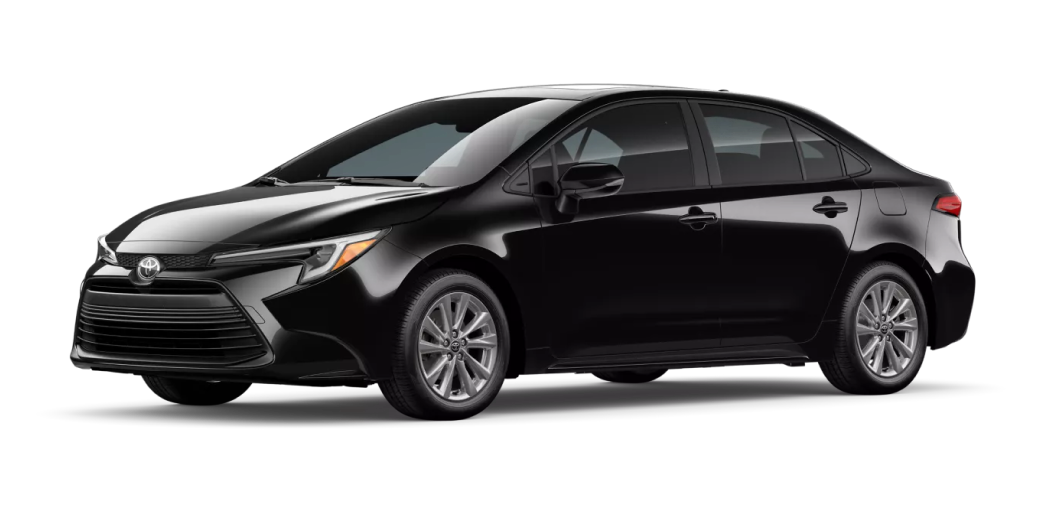 2026 Toyota Corolla Hybrid XLE in Midnight Black Metallic