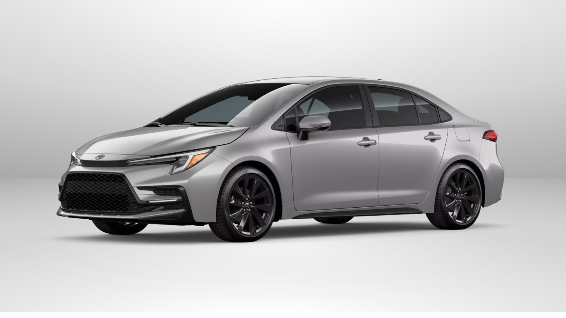 Toyota Corolla Exterior Paint Color: Classic Silver Metallic w Midnight Black Metallic Roof