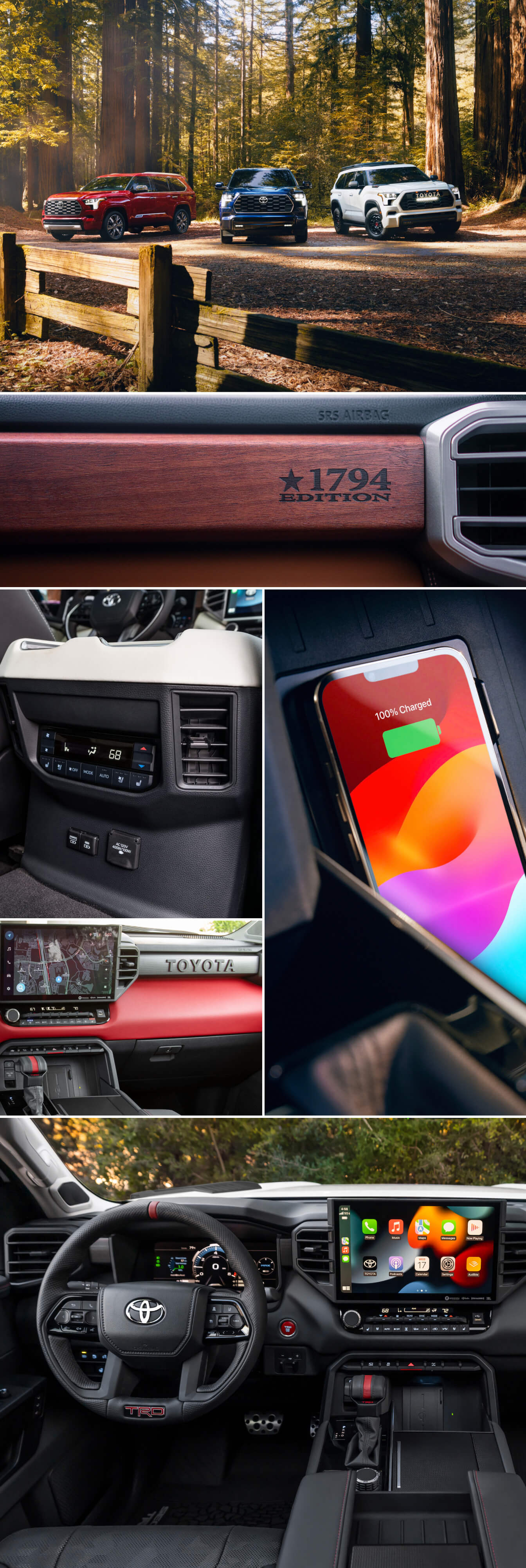 Sequoia Interior: Trim-Level Differences