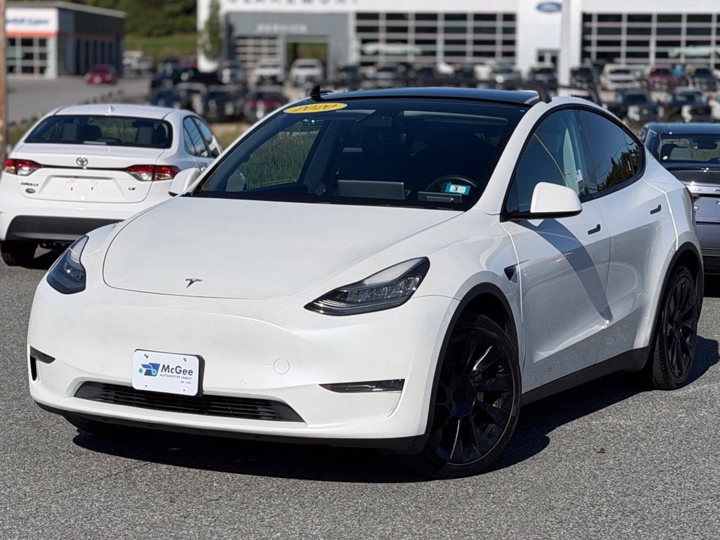 Used 2020 Tesla Model Y Long Range with VIN 5YJYGDEE6LF014291 for sale in Claremont, NH