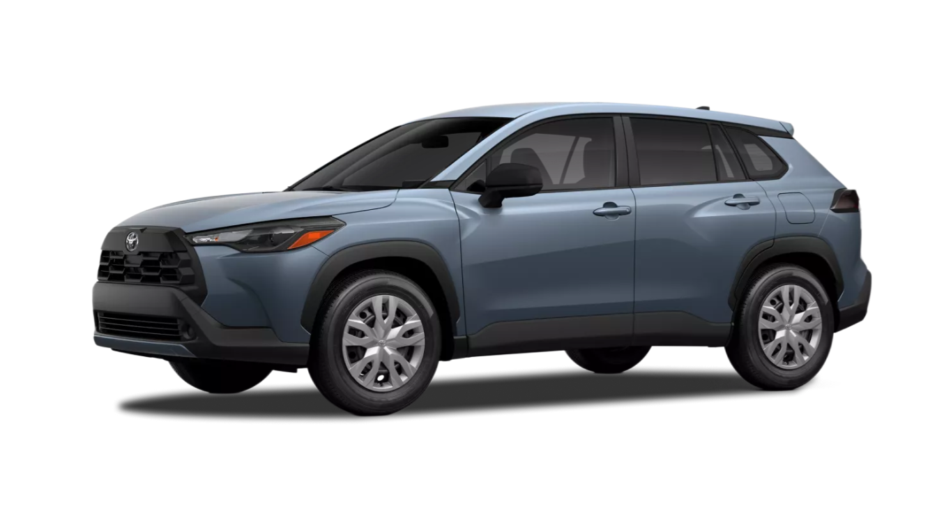 2026 Toyota Corolla Cross Hybrid L in light blue