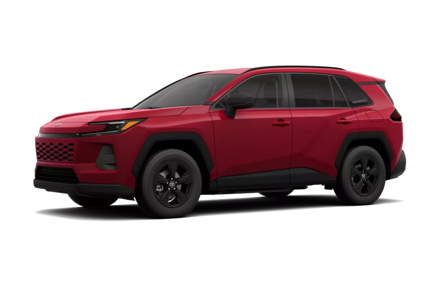 2026 Toyota RAV4 LE in red