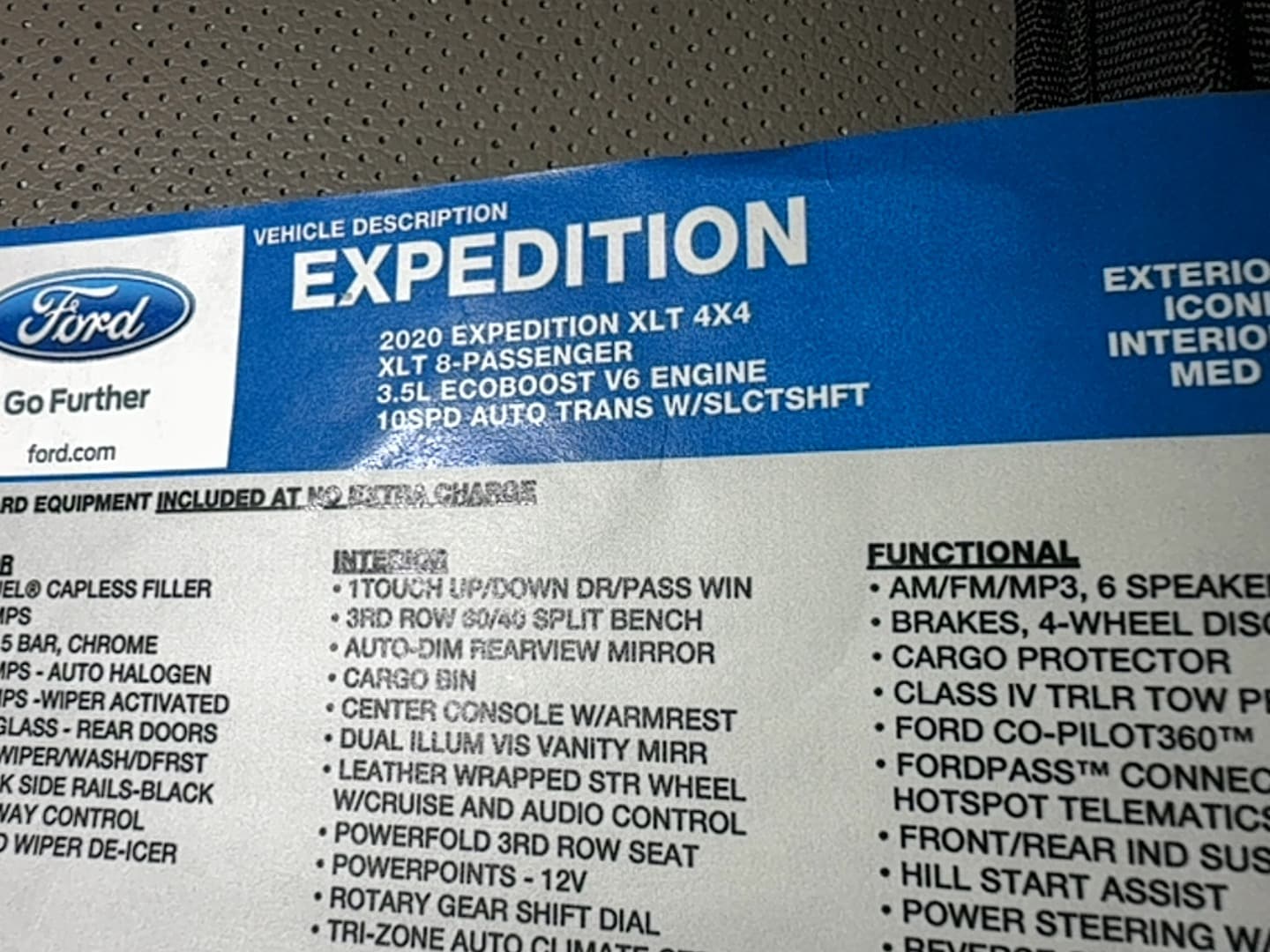 2020 Ford Expedition XLT - Photo 119