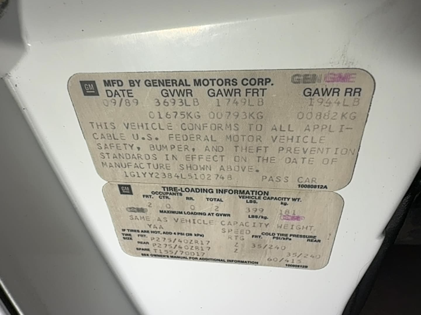 1990 Chevrolet Corvette - Photo 174