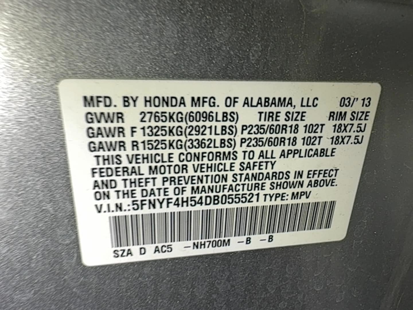 2013 Honda Pilot EX-L - Photo 56