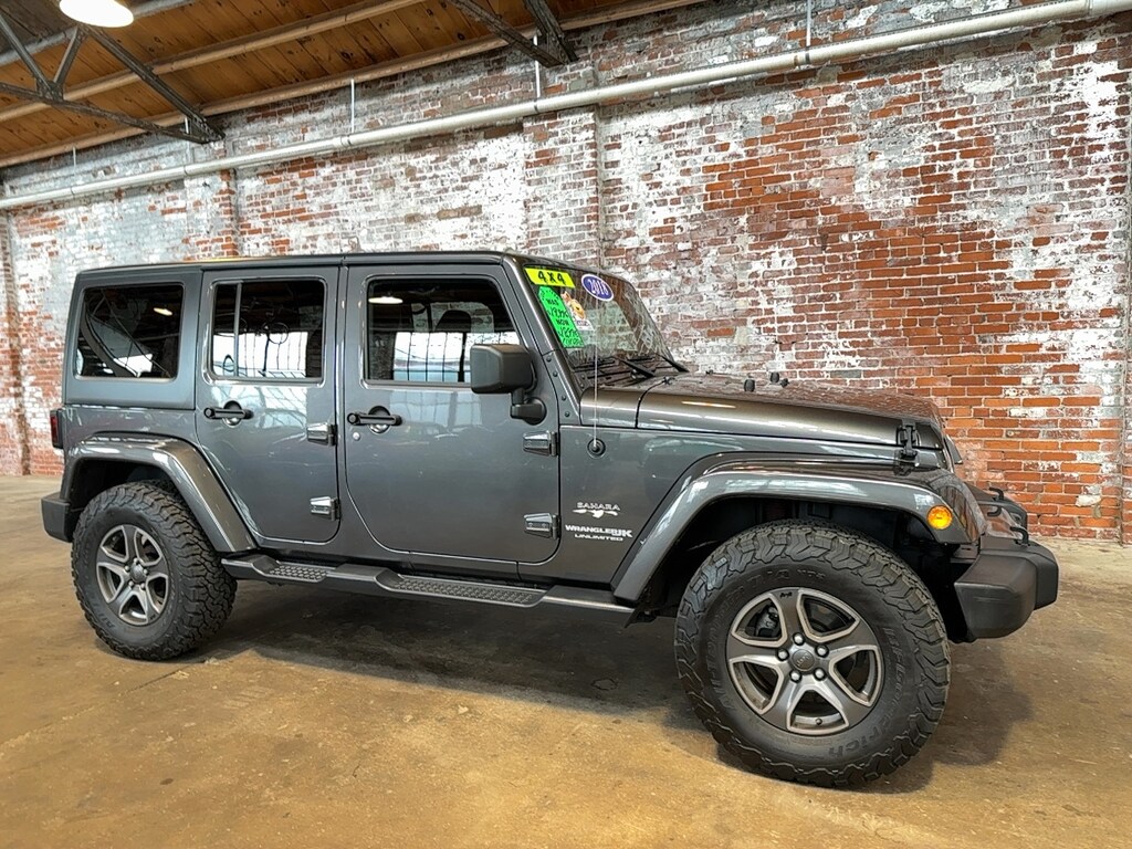 Used 2018 Jeep Wrangler JK Unlimited Sahara 4x4 SUV