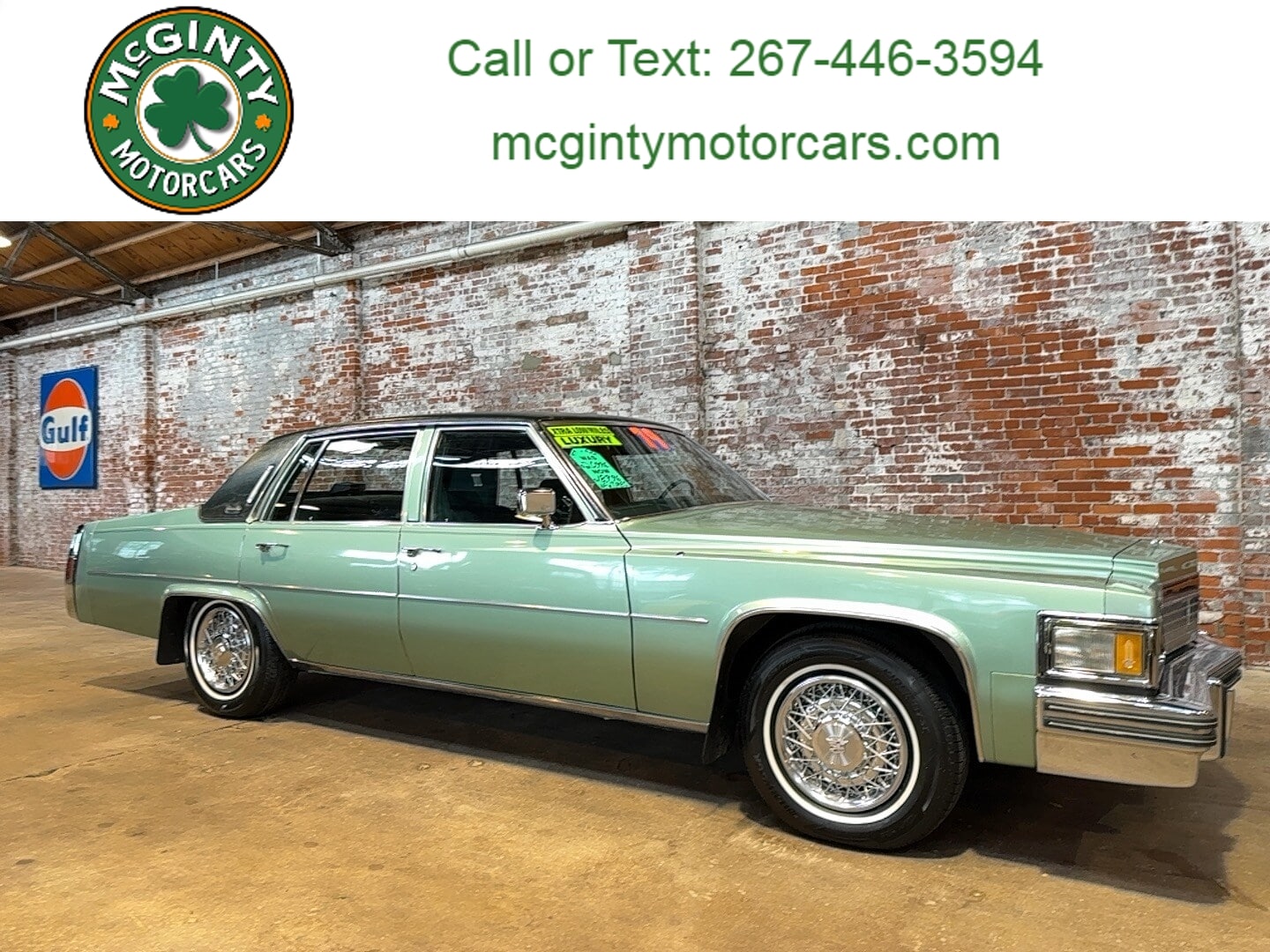 Green 1979 Cadillac DeVille Sedan Sedan 3-Speed Automatic