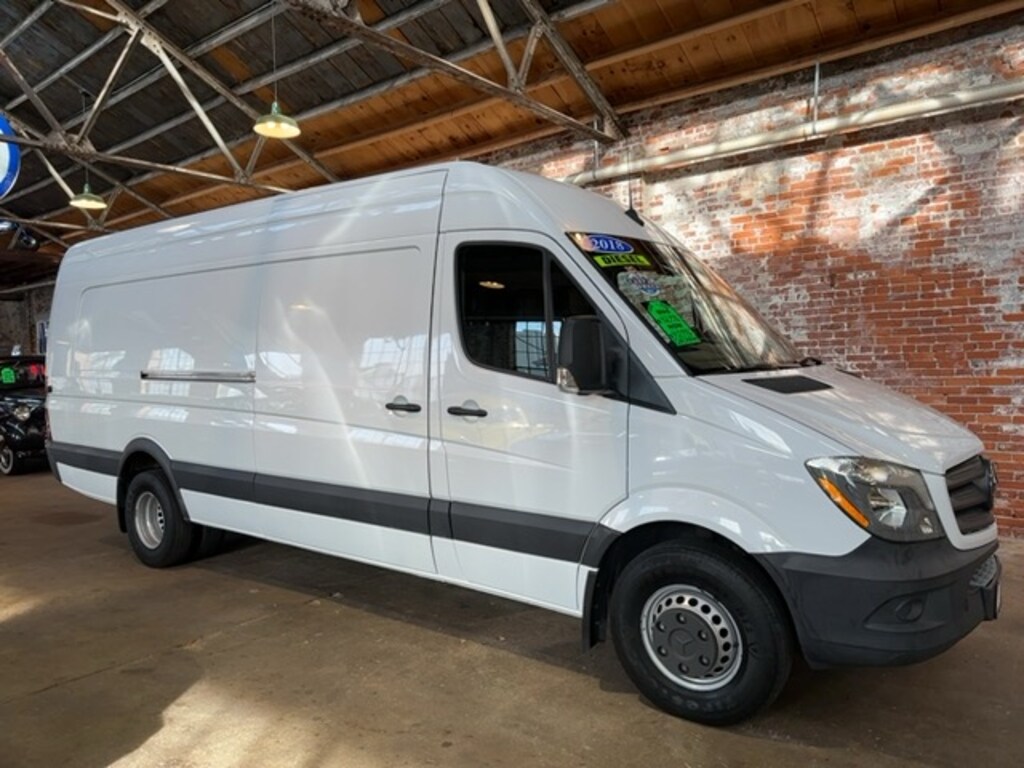 Used 2018 Mercedes-Benz Sprinter 3500XD High Roof V6 Van Extended Cargo Van