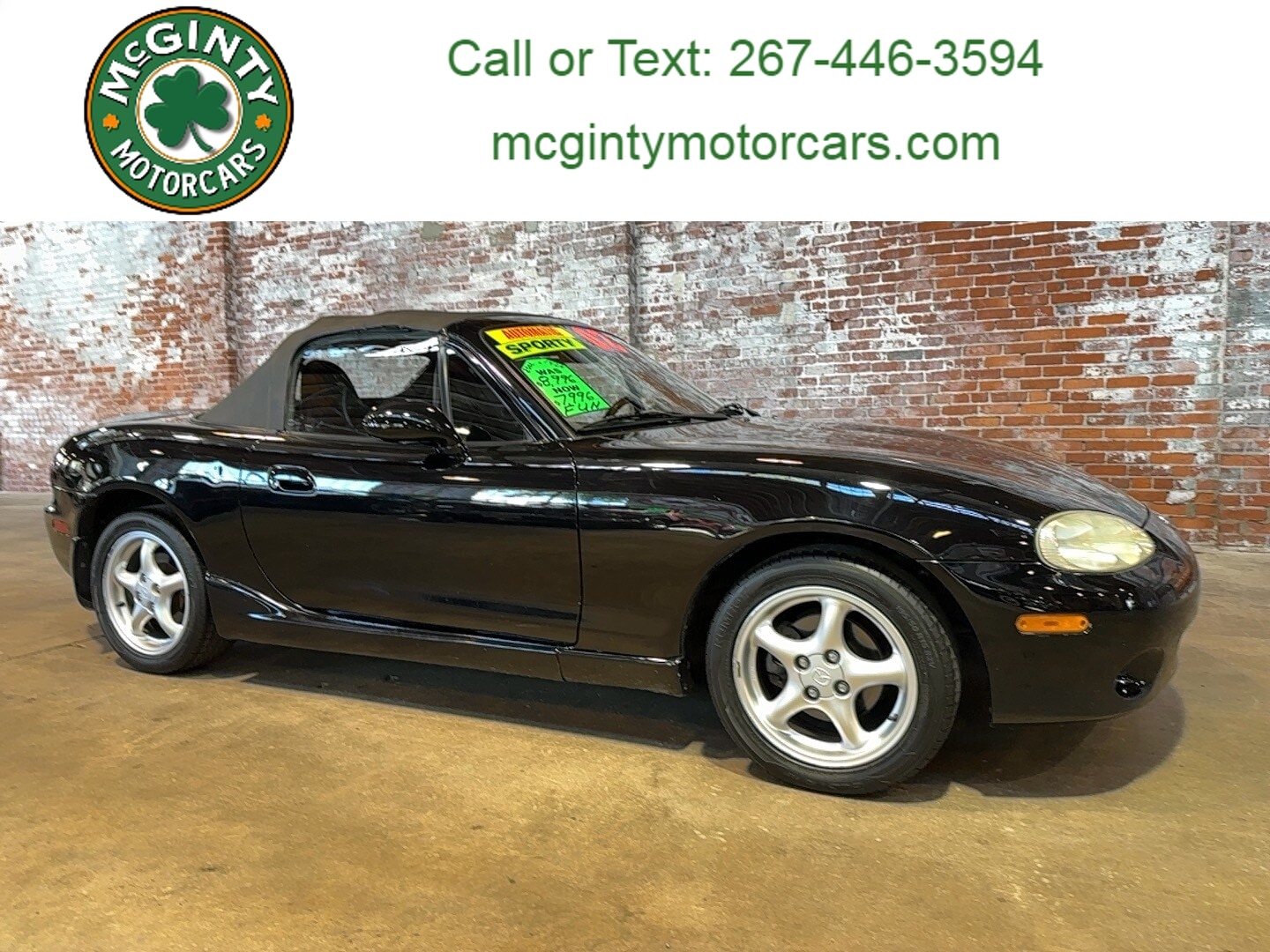 2002 Mazda MX-5 Miata Cloth