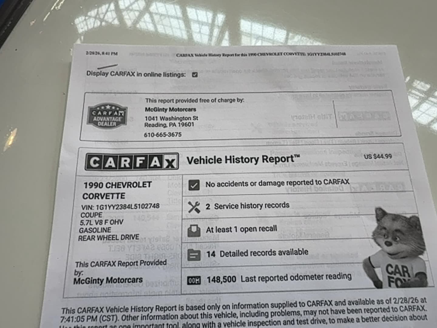 1990 Chevrolet Corvette - Photo 186