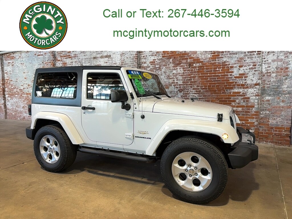 Used 2015 Jeep Wrangler Sahara 4x4 SUV