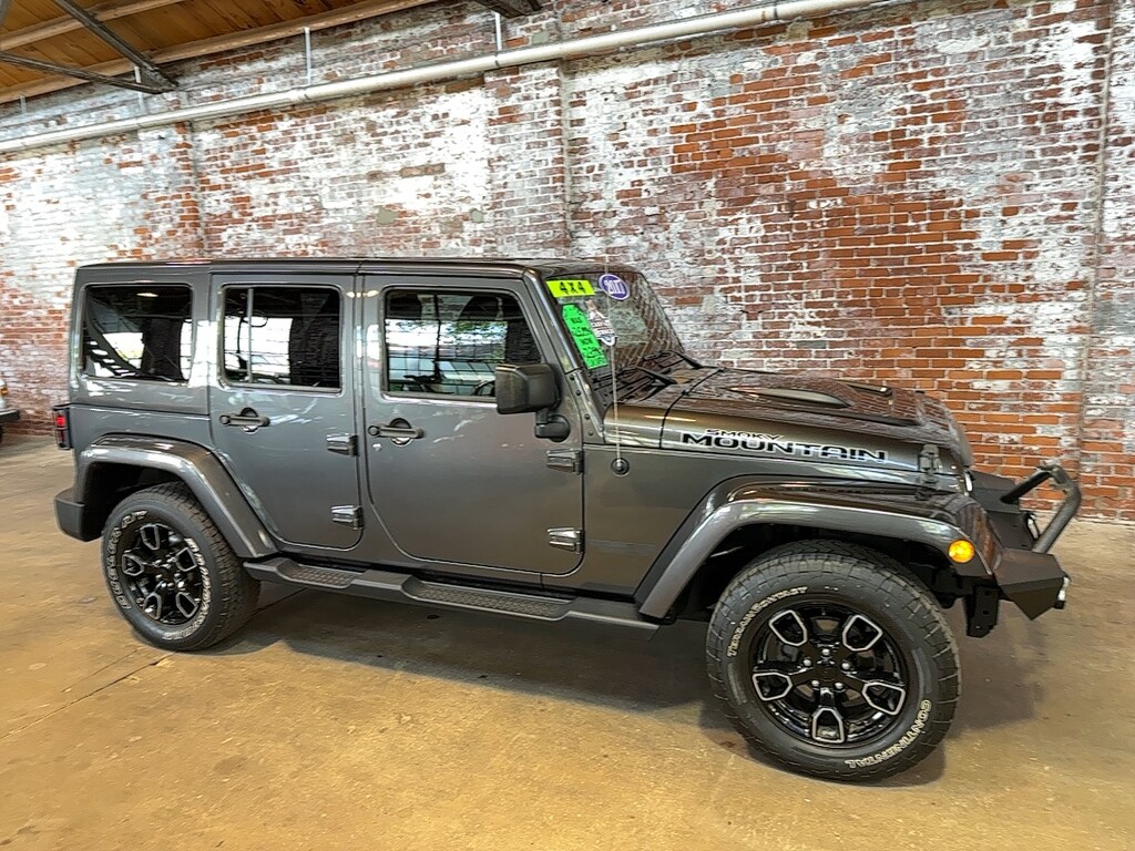 Used 2017 Jeep Wrangler JK Unlimited Smoky Mountain SUV