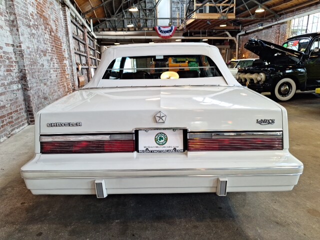 Used 1982 Chrysler LeBaron For Sale at McGinty Motorcars Used 1982 Chrysler LeBaron For Sale at McGinty Motorcars