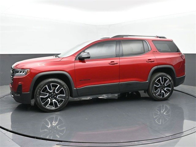 Used 2021 GMC Acadia SLE with VIN 1GKKNKLA3MZ139944 for sale in Kokomo, IN