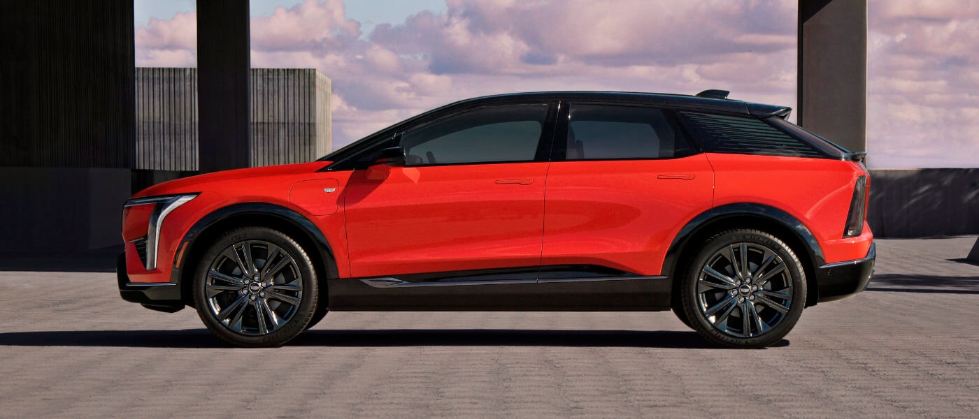 2026 Cadillac OPTIQ Exterior Parked In Front Of Building