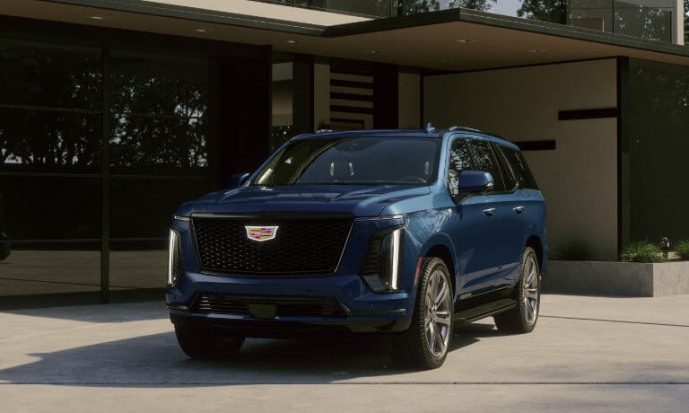2025 Cadillac Escalade Exterior Parked Under Porch