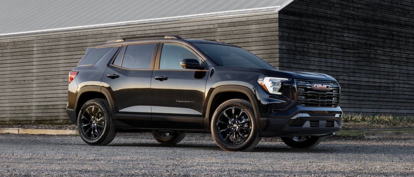 2025 GMC Terrain Exterior In Front Of Old Barn