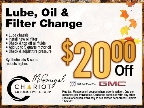 Lube, Oil & Filter Special