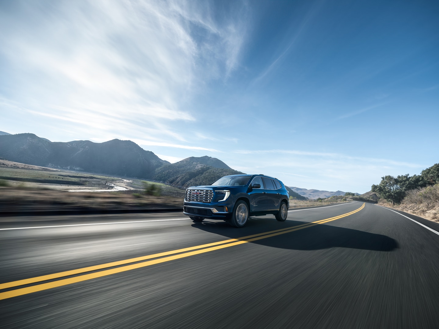 2026 GMC Acadia on the highway