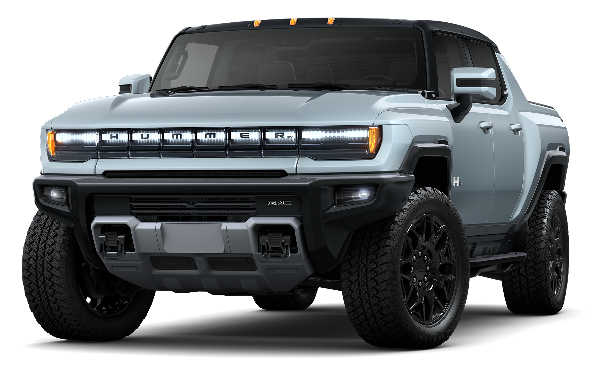 Blue Hummer EV Pickup