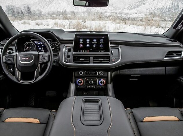 GMC Yukon interior and technology