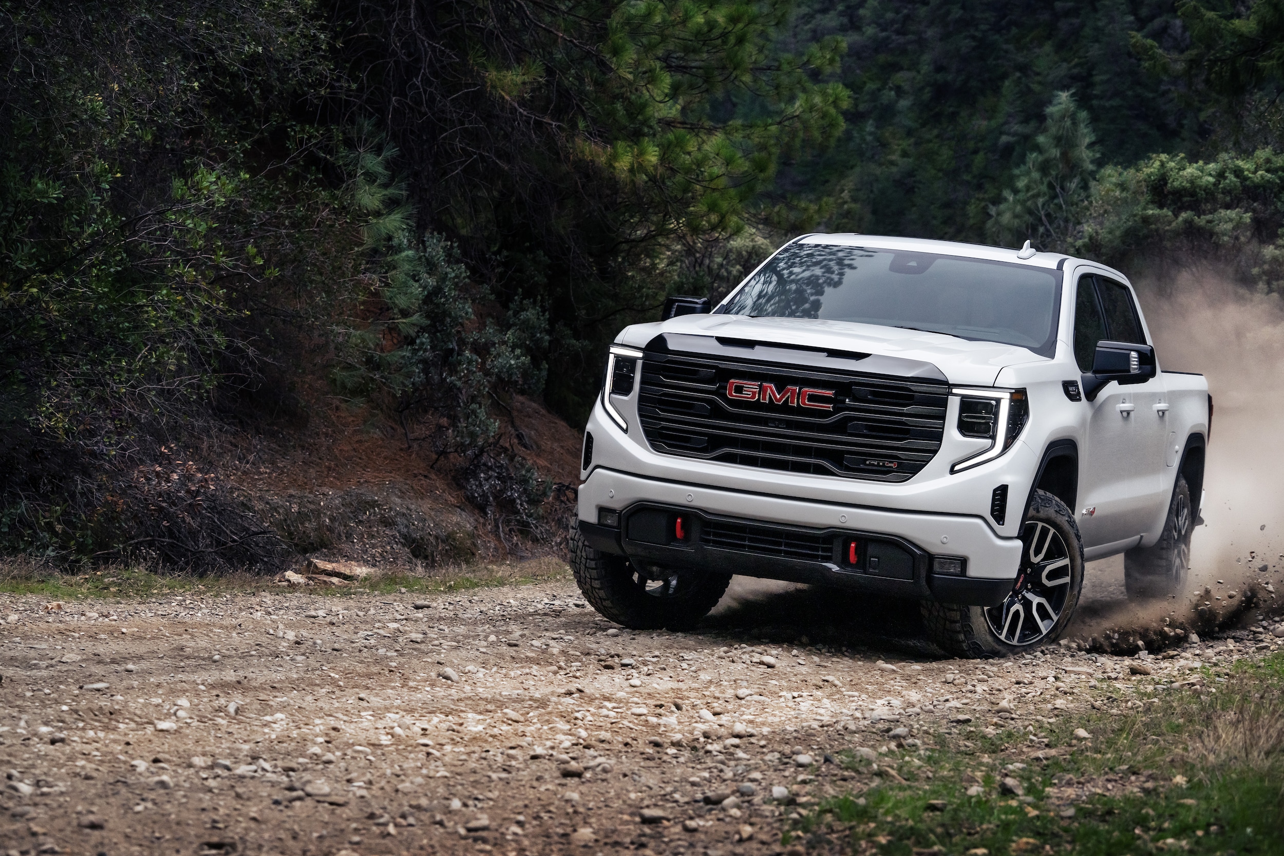 GMC Sierra 1500 on dirt road